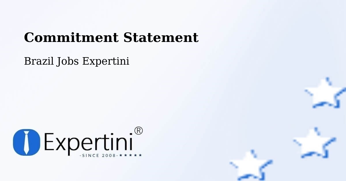 Corporate Commitment – Contagem - Brazil Jobs Expertini